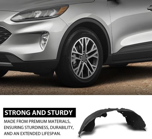 G-PLUS Front Left Fender Liner Inner, Compatible with Ford Escape SE Sport Hybrid 2020/ Ford Escape 2020-2021, Driver Side, LJ6Z16103F, FO1248205 in Saudi Arabia