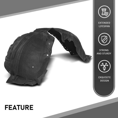 G-PLUS Front Left Fender Liner Inner, Compatible with Ford Escape SE Sport Hybrid 2020/ Ford Escape 2020-2021, Driver Side, LJ6Z16103F, FO1248205 in Saudi Arabia