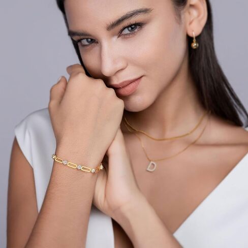 الذهب الصليب ربط أساور للنساء مجوهرات لذيذ مطلية بالذهب الطبقات مطرز زهرة مشبك ورق سوار كومة أساور الذهب قابل للتعديل لها in Kuwait