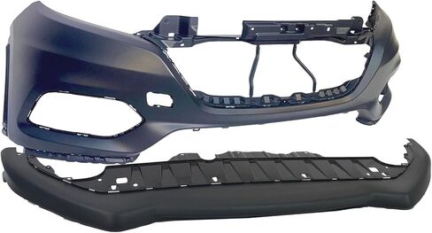 FitParts متوافق مع Honda HR-V 2019 2020 2021 2022 المصد الأمامي ومجموعة الستارة Fascia EX-L EX LX Prime Sport Touring HO1000321 HO1015123، 04711T7WA80ZZ 04712T7WA10 in Saudi Arabia
