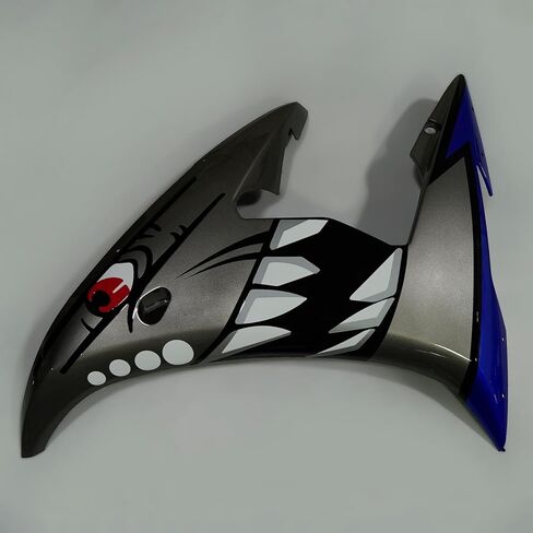 ZXMOTO Motorcycle Fairing Kit Fit for 2003 2004 Yamaha YZF R6,Fits R6S 2006 2007 2008 2009 Injection ABS Plastic Bodywork Fairings（BLACK Shark） in Saudi Arabia