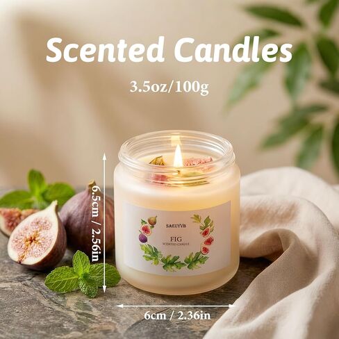 8 عبوات من الشموع المعطرة للمنزل، 28oz شموع الصويا الكريستالية - تدوم 200 ساعة، مجموعات شموع عطرية للنساء هدية، مثالية لعيد الحب، وعيد الأم، وأعياد الميلاد، والذكرى السنوية in Kuwait