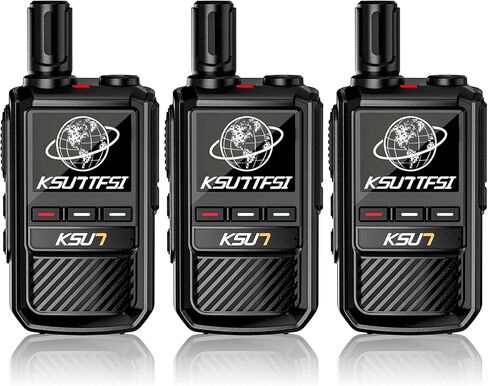 Rapid Lifetime Free Global Walkie Talkies Unlimited Range Nationwide PTT 4G LTE PoC Long Range Two Way Radios 5000 Miles Long Distance with Flashlight for Family,Outdoor,Logistics (2 Pack with SIM) in Saudi Arabia