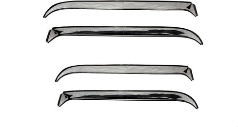 Auto Ventshade [AVS] Rain Guards For 1987 - 1998 Ford F-250 & F-350 Super Duty | Window Vent Visors, 4 pcs. - Stainless | 14075 in Saudi Arabia