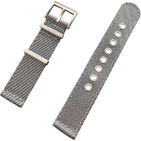 Two Piece Nylon Watch Band Universal fit 18 mm 20 mm 22 mm 24 mm for Men Women in Saudi Arabia