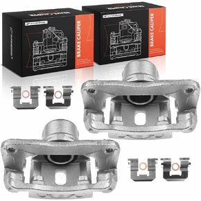 A-Premium 2-PC مجموعة ماسك الفرامل الخلفية للسائق والراكب الجانبي مع دعامة متوافقة مع Hyundai Genesis Coupe 2010-2016 in Kuwait