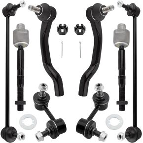 BOXI 8pcs Front & Rear Sway Bar Links Inner & Outer Tie Rods Fit for Honda Civic 2012-2015 for Acura ILX 2013 2014 2015 2016 2017 2018 2019 | EV800906 ES800912 ES800913 K750605 K750604 K750125 K750126 in Kuwait