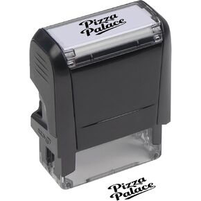 ختم شعار SPIRITMARK المخصص - ختم مطاطي شخصي ذاتي التحبير - قم بتحميل شعارك للعلامة التجارية، وانطباعات واضحة ومتينة (صغير 0.55 بوصة × 1.55 بوصة) in Kuwait