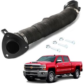 أنبوب توربو من الفولاذ المقاوم للصدأ 3 بوصة مع غلاف حراري لـ 2015.5-2016 جي إم سي تشيفي 6.6L LML Duramax 293 in Kuwait