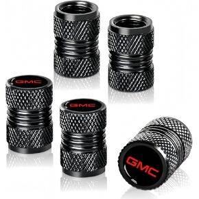 5PCS for GMC Tire Valve Stem Caps Compatible with Sierra Denali Canyon Terrain Yukon Jimmy Acadia Wheel Air caps Accessories(White) in Saudi Arabia