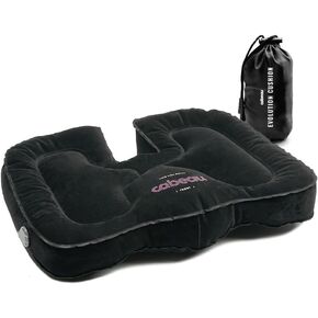 وسادة مقعد Cabeau Evolution قابلة للحمل وخفيفة الوزن وقابلة للنفخ - مثالية لكراسي المكتب ومدرجات المدارس ومقاعد الاستاد والكراسي المتحركة - مريحة أثناء التنقل in Kuwait