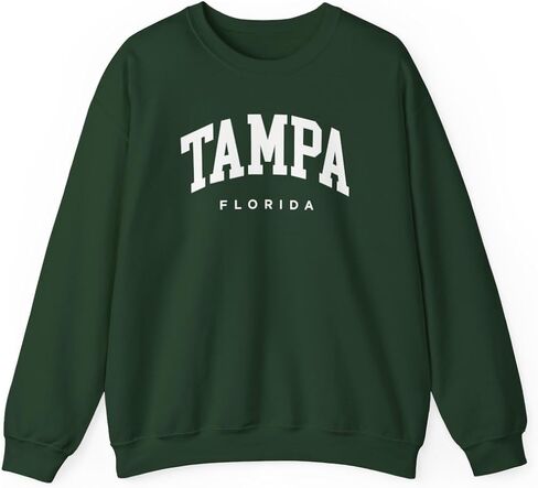 Tampa Florida Adult Unisex Crewneck Sweatshirt in Saudi Arabia