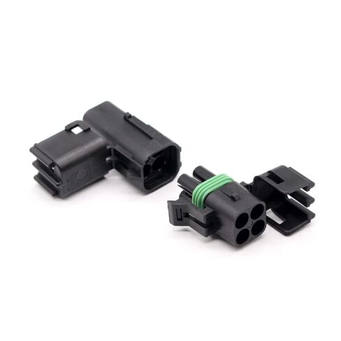 5 Sets 4 Pin Way 2 Row Weather Pack Male and Female Waterproof Connector With Terminals and Wire Seals Fit For MAP Sensor 12015798 12015024 (14-16 AWG) in Saudi Arabia
