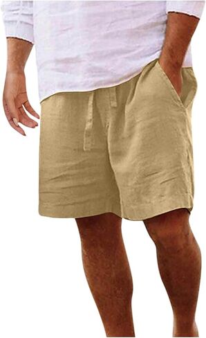 Men's Shorts Casual Athletic Plus Size Summer Beach Bermudas Lightweight Quick Dry Lounge Board Drawstring Shorts in Saudi Arabia