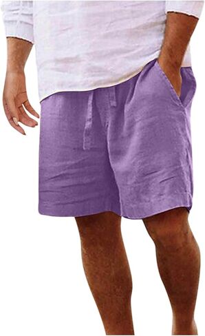 Men's Shorts Casual Athletic Plus Size Summer Beach Bermudas Lightweight Quick Dry Lounge Board Drawstring Shorts in Saudi Arabia