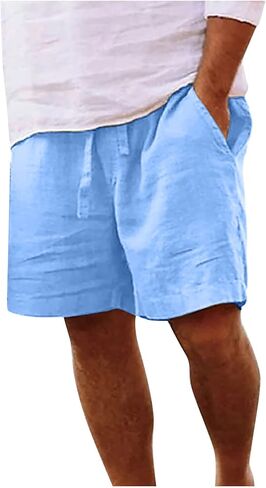 Men's Shorts Casual Athletic Plus Size Summer Beach Bermudas Lightweight Quick Dry Lounge Board Drawstring Shorts in Saudi Arabia