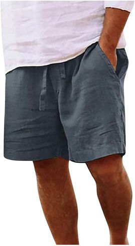Men's Shorts Casual Athletic Plus Size Summer Beach Bermudas Lightweight Quick Dry Lounge Board Drawstring Shorts in Saudi Arabia