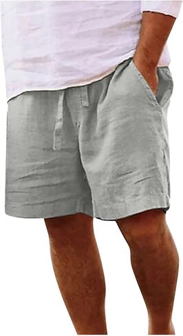 Men's Shorts Casual Athletic Plus Size Summer Beach Bermudas Lightweight Quick Dry Lounge Board Drawstring Shorts in Saudi Arabia