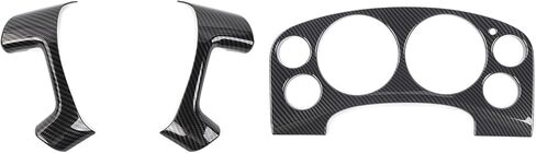 RT-TCZ Carbon Fiber Center Console Dashboard Panel Cover Trim Kit Decoration Interior Accessories for Chevy Avalanche/Suburban/Tahoe 2007-2013,for GMC Yukon/Sierra 2007-2013 in Saudi Arabia