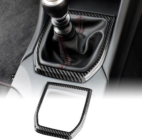 أغطية Subaru WRX (2022-2023)، لـ WRX STI (2022-2023)، أقنعة هوائية جانبية للوحة التحكم المركزية، ديكور من ألياف الكربون الصلبة الحقيقية لحماية لوحة ملحقات السيارة الداخلية، أسود in Kuwait