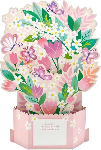 Hallmark Paper Wonder Mothers Day Pop Up Card with Sound and Motion (Butterfly Garden) in Saudi Arabia
