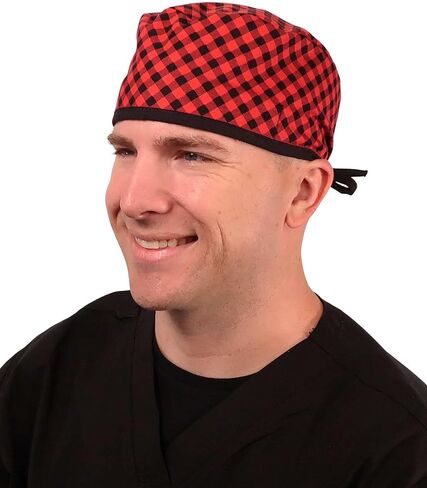 قبعة عمل مقشرة كلاسيكية على الطراز الجراحي للجنسين من Sparkling EARTH - قطن 100% - صُنعت في الولايات المتحدة الأمريكية! in Kuwait