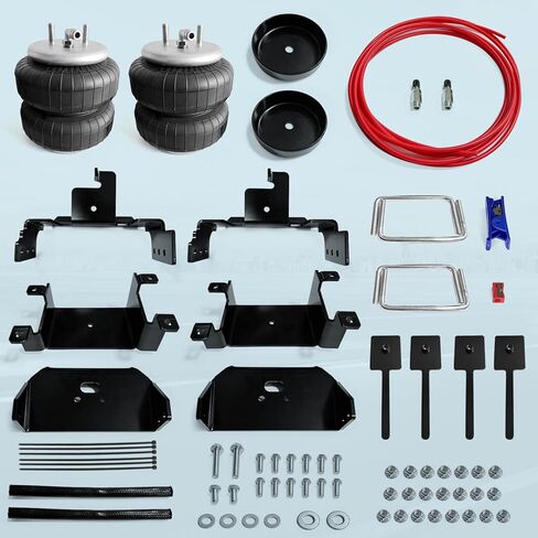 2PCS Air Spring Bags Suspension Kit for 2009-2014 Ford F150 2WD and 4WD Pickups Rear Helper Bag Spring Towing 5000 lbs (7X2525) in Saudi Arabia