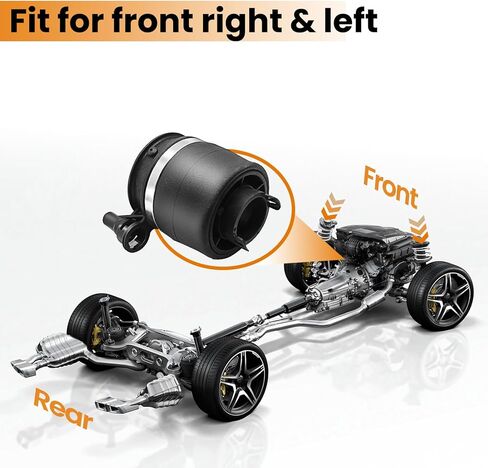 MILLISEC Front Air Spring Bag Compatible with 2003-2006 Lincoln Navigator and Ford Expedition Car Air Springs OEM Replaces# 2L1Z3C199AA in Saudi Arabia