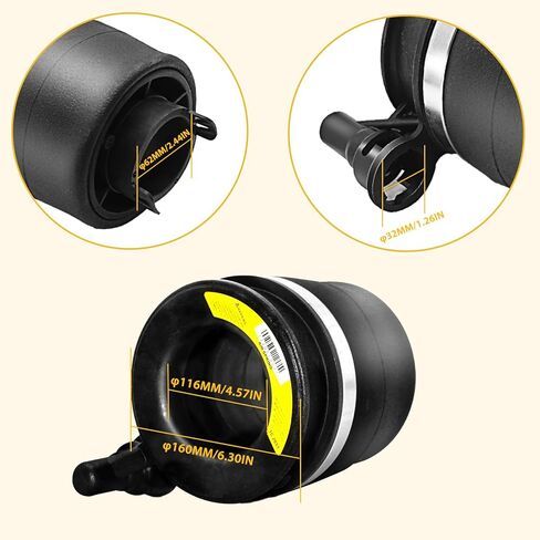 MILLISEC Front Air Spring Bag Compatible with 2003-2006 Lincoln Navigator and Ford Expedition Car Air Springs OEM Replaces# 2L1Z3C199AA in Saudi Arabia