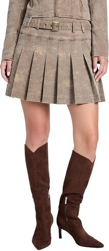 Guess Women's Estell Pleated Mini Skirt in Saudi Arabia
