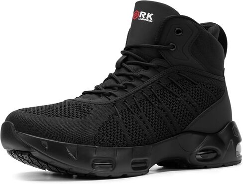LARNMERN Mens Work Boots for Men Non Slip Chef Walking Shoes Slip Resistant Botas Botines Para Hombre Hiking Ankle Mesh Food Service Footwear in Saudi Arabia