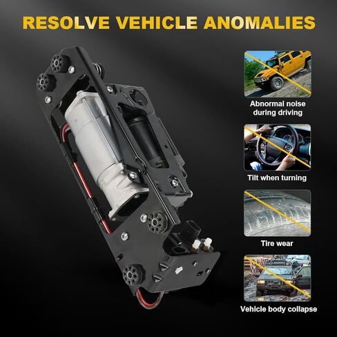 JDMON Air Ride Suspension Compressor Pump with Bracket/Valve Block/Relay Compatible with BMW F01 F02 F04 F11 5 7 Series 535i GT 740i 750Li 760Li Alpina B7 Replace 37206784137 37206789165 37206789450 in Saudi Arabia