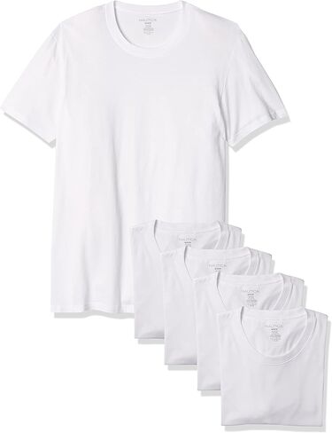 Nautica Men's 5 Pack Cotton Crew Neck T-Shirts in Saudi Arabia