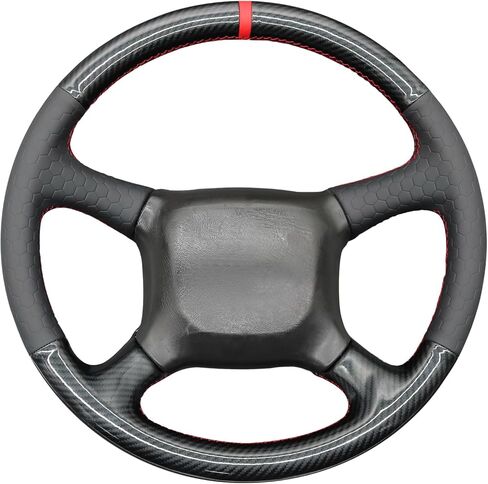 MEWANT Steering Wheel Cover Compatible with (Chevy) Silverado 1500/2500/3500 1999-2002 / Astro/Blazer/C/K 1500 Series/Kodiak/S-10 S10 / Suburban/Tahoe 1998-2002 in Saudi Arabia