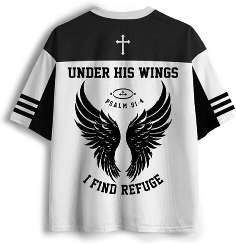 Graphic Tees Summer Novelty Women Men Oversized Psalm with Jesus Christian Jersey in Saudi Arabia