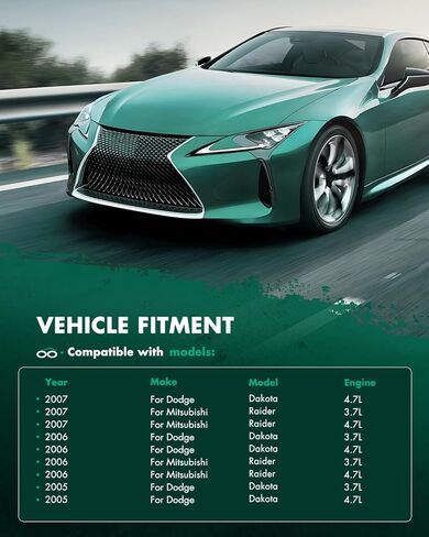 مكثف تكييف الهواء SCITOO متوافق مع 2005-2011 لداكوتا 3.7L 2005-2010 لداكوتا 4.7L 2006-2009 لميتسوبيشي لرايدر 3.7L استبدال #55056352AC، DPI:3666 in Saudi Arabia
