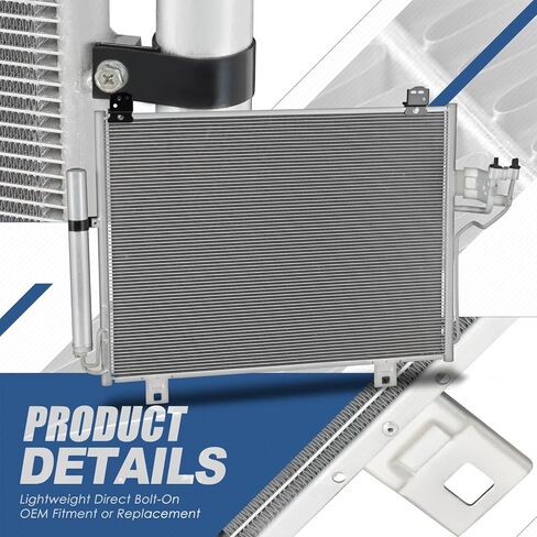 مكثف مكيف هواء من الألومنيوم على طراز المصنع DPI 30060 من Auto Dynasty متوافق مع Mazda CX-9 2016-2023 in Saudi Arabia