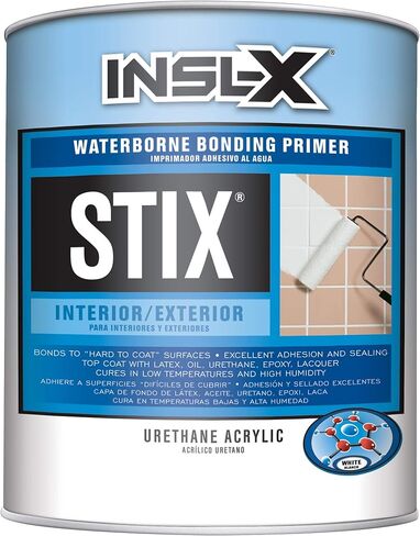 INSL-X SXA11009A-04 Stix Acrylic Waterborne Bonding Primer, 1 Quart, White in Kuwait