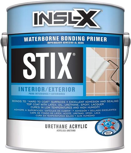 INSL-X SXA11009A-04 Stix Acrylic Waterborne Bonding Primer، 1 كوارت، أبيض in Kuwait