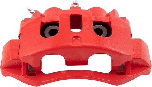 مجموعة فرجار الفرامل الخلفية TRQ أقواس حمراء مطلية بالمسحوق متوافقة مع 2011-2019 شيفروليه سيلفرادو 2500 HD سيلفرادو 3500 HD سوبربان سوبربان 3500 HD 2011-2019 جي إم سي سييرا 2500 HD سييرا 3500 HD in Saudi Arabia