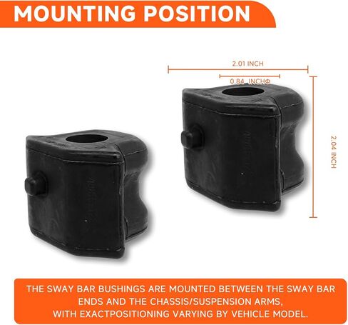 K201279 المثبت الأمامي Sway Bar Bushing متوافق مع Toyota RAV4 2006 2007 2008 2009 2010 2011 2012 2013 2014، متوافق مع Scion xB Base Wagon 4-Door 2009 2010 2011 2012 2013 2014 in Kuwait
