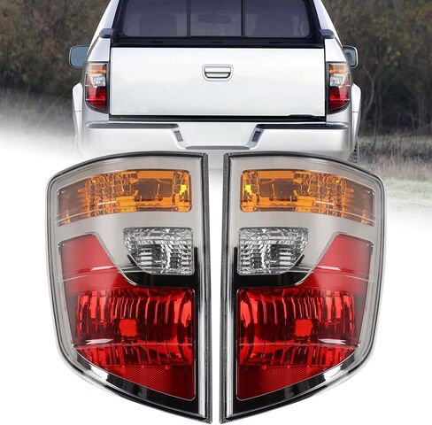 A Pair Tail Light Assembly Fit for 2006 2007 2008 Honda Ridgeline Rear Light Left Driver and Right Passenger Side Rear Lamp W/o Bulbs USA Type 33551SJCA01 33501SJCA01 HO2819131 HO2818131 in Saudi Arabia