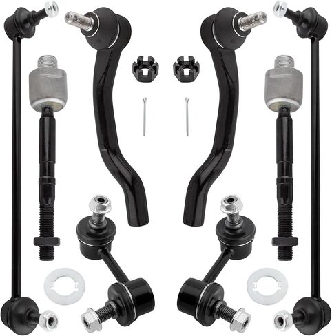 BOXI 8pcs Front & Rear Sway Bar Links Inner & Outer Tie Rods Fit for Honda Civic 2012-2015 for Acura ILX 2013 2014 2015 2016 2017 2018 2019 | EV800906 ES800912 ES800913 K750605 K750604 K750125 K750126 in Kuwait