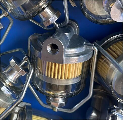 41-9360 transparent bowl fuel filter 41-9360 For 1950s–1960s GM Car & truck for early Rochester 1-barrel or 2-barrel carburetors in Saudi Arabia