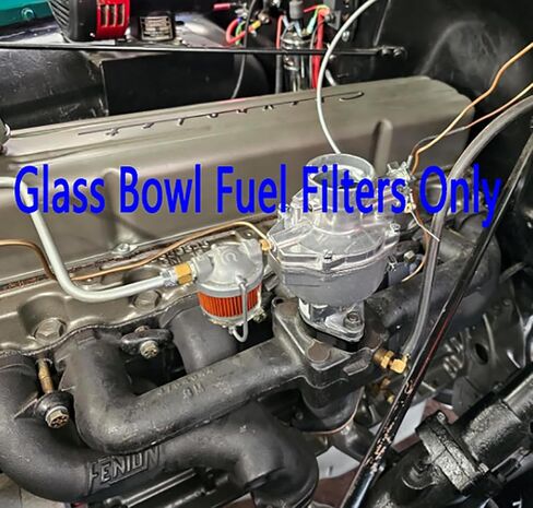 41-9360 transparent bowl fuel filter 41-9360 For 1950s–1960s GM Car & truck for early Rochester 1-barrel or 2-barrel carburetors in Saudi Arabia