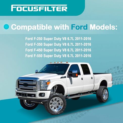 فلتر وقود من فئة OEM FD-4615 من FOCUSFILTER، لسيارة Ford 6.7L Powerstroke F250، F350، F450، F550 2011-2016، يناسب محركات الديزل فائقة التحمل V8، يستبدل FD4615، BC3Z-9N184-B in Saudi Arabia