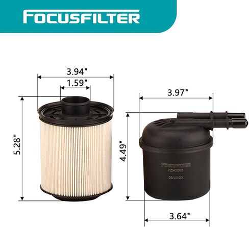 فلتر وقود من فئة OEM FD-4615 من FOCUSFILTER، لسيارة Ford 6.7L Powerstroke F250، F350، F450، F550 2011-2016، يناسب محركات الديزل فائقة التحمل V8، يستبدل FD4615، BC3Z-9N184-B in Saudi Arabia