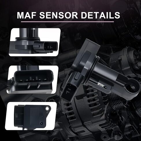 مستشعر تدفق الهواء الشامل MAF 22204-22010 مناسب لسيارة Toyota 4Runner Avalon Camry Celica Corolla FJ Cruiser Highlander Matrix Prius Rav4 Solara Tacoma Tundra Yaris، مناسب لسيارة Lexus ES300 GS300 GS430 in Saudi Arabia