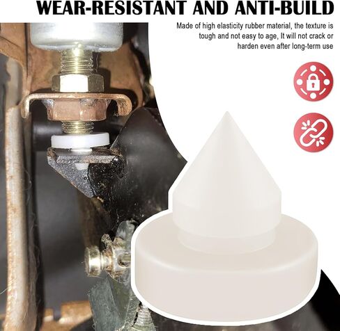 5PCS Rubber Brake Pedal Stop Pad,OEM#46505-SA5-000 Brake Switch Stopper Replacement,Professional Brakes Light Switch Stopper Car Accessories Compatible with Acura Honda in Saudi Arabia