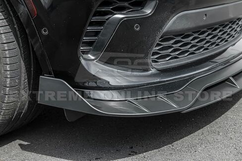 Replacement for 2021-Present Dodge Durango SRT Hellcat Models | SRT Track Performance Style ABS Plastic - Matte Black 4Pcs Front Bumper Lower Lip Splitter in Saudi Arabia